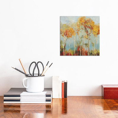 Up Front I, Square by Allison Pearce - Wrapped Canvas Painting
