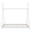 Lit plateforme simple avec structure triangulaire
