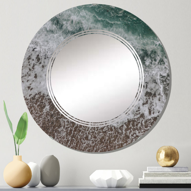 Circle Mirror, 24" x 24"