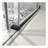 6063 frameless one fixed and one shifted Shower Door, 70MM 304 stainless steel large pulleys with adjustable soft closing function,with nano easy cleaning,stick explosion-proof menbrance-112318685