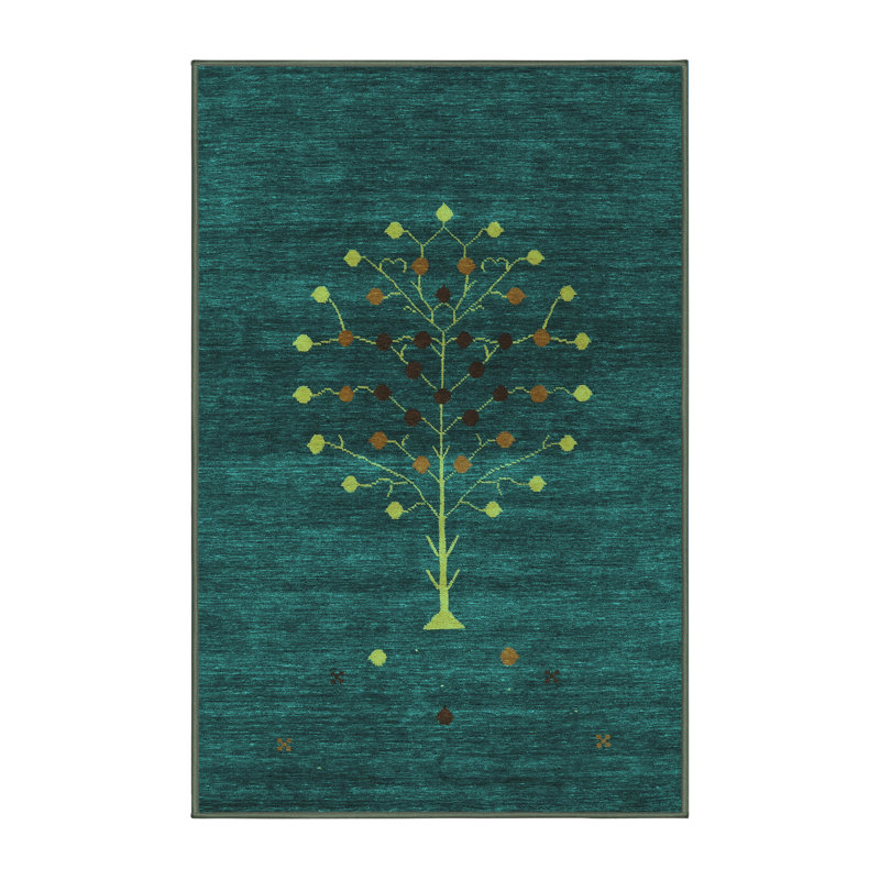 Shelana Performance Floral Indoor Rug, Rectangle 8' x 10'