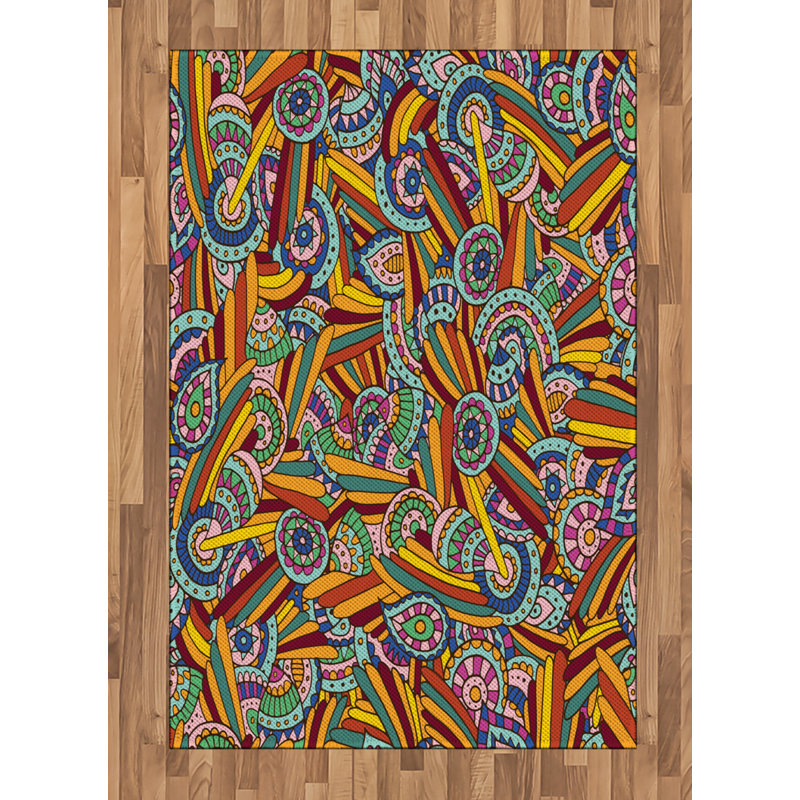 Lawerence Mixed Hand Woven Area Rug, Rectangle 120 x 180cm