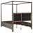 Dark Cocoa Canopy Bed