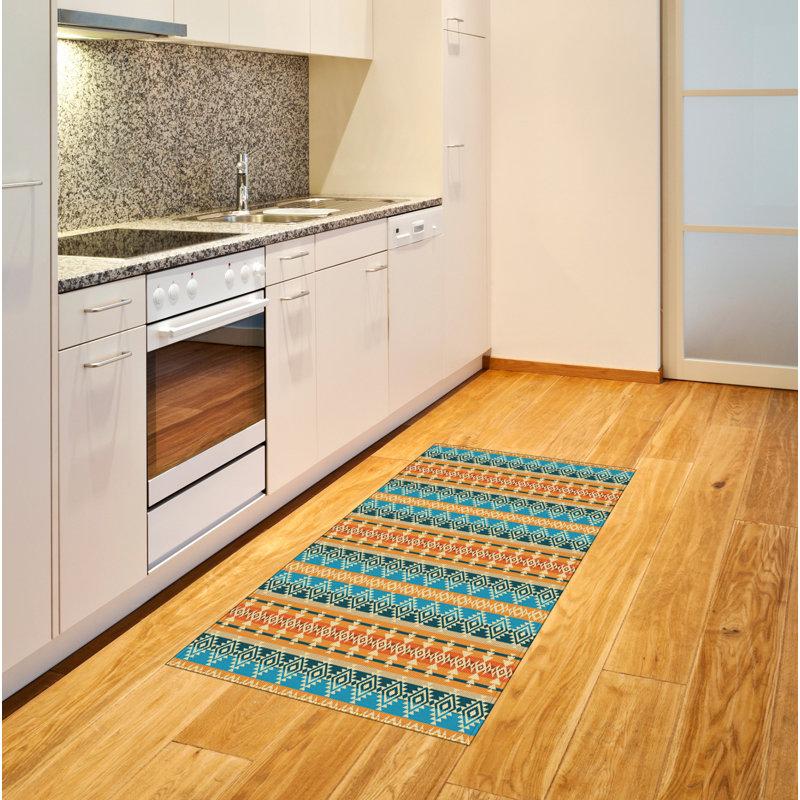 Mexican Southwestern High Density Long Fiber Poly Threads Decorative Area Rug Carpet, Rectangle 2'7" x 5'