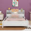 Caysi Wood Full Size Platform Bed with Built-in LED Light-150554324