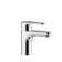 WS Bath Collections Edge 17.3'' Glossy White Ceramic U-Shaped Bathroom Sink with Faucet and Overflow