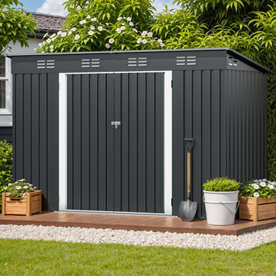 Galvanized Steel Horizontal Storage Shed