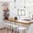 Mateo 1 - Light Black/Antique Brass Pendant