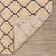Tiles Navy Handwoven Jute Rug