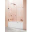 Illume 52 in. x 58.25 in. Fully Frameless Hinge Bathtub Door-1653426751