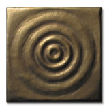 Water 3" x 3" Metal Decorative Tile Insert