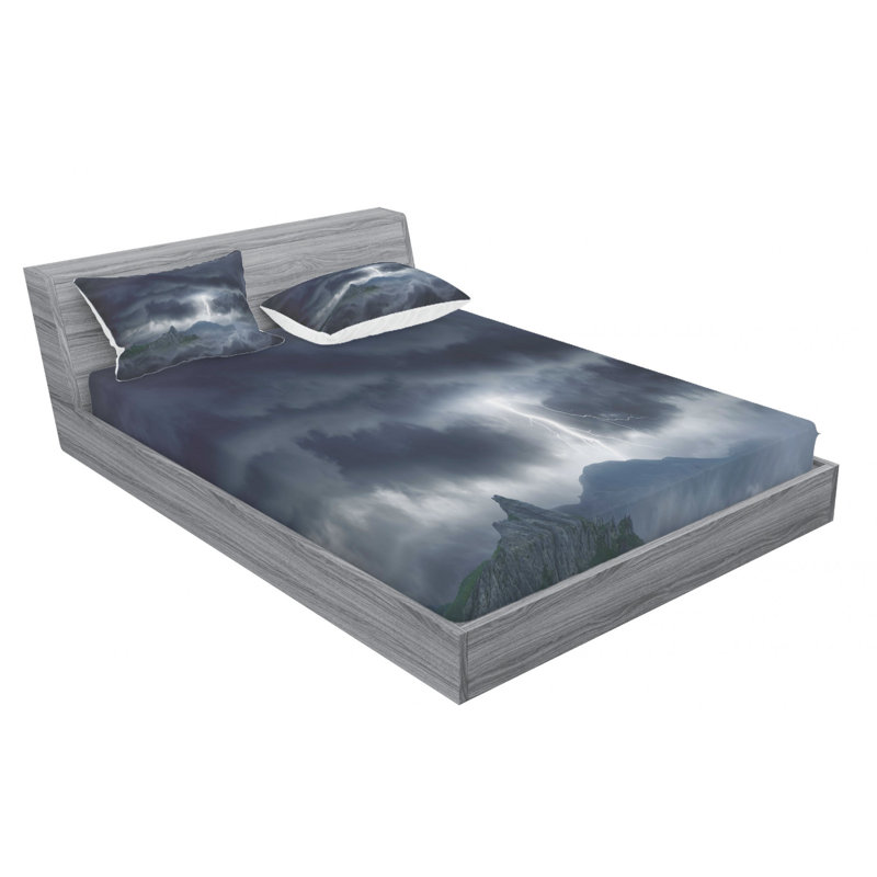 Microfiber Sheet Set, Full Sheet Set with Fitted Sheet