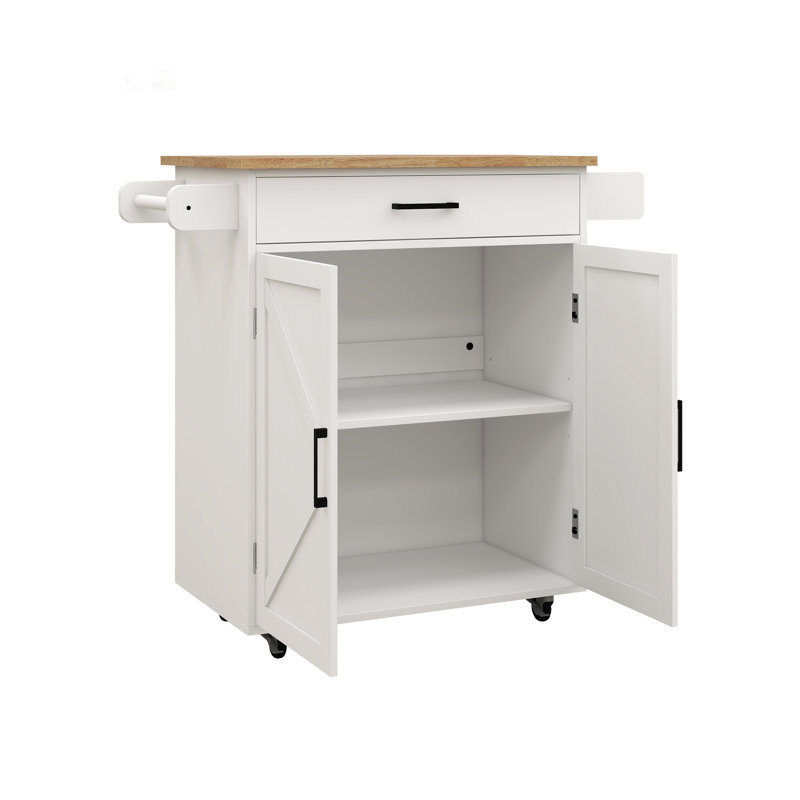 Versatile Rolling Kitchen Island Trolley with Multiple Functional Racks and Adjustable Shelves