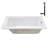 60'' x 32'' Acrylic Soaking Drop-In Bathtub, Drain Included-97545296