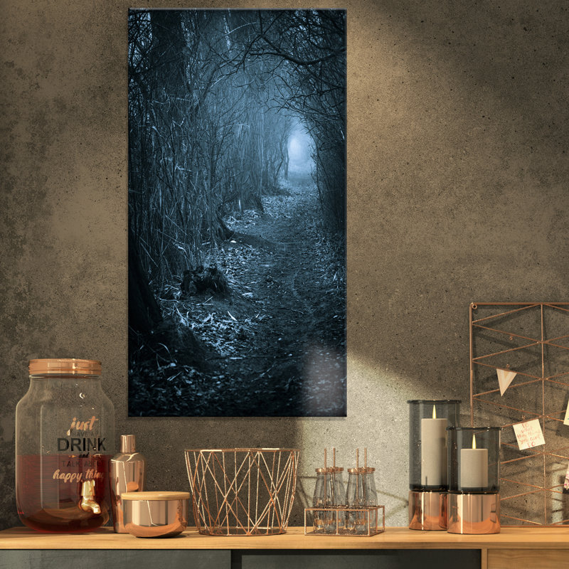 « dark passage » par forest», reproduction de photo sur toile tendue paysages, H 32 po x l 16 po x P 1 po