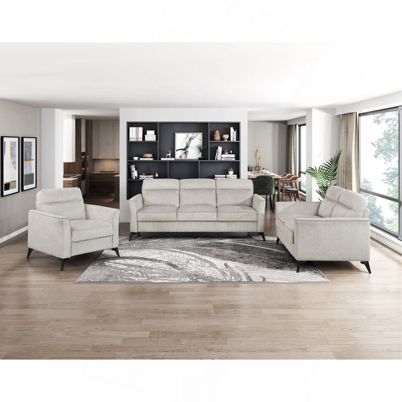 Canapé 3 pièces Modern Living, Tanné