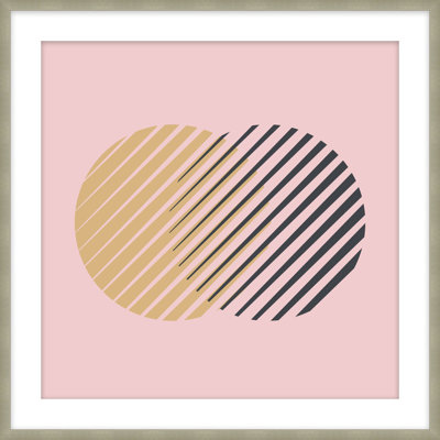 Works In Linear 6 Framed Print