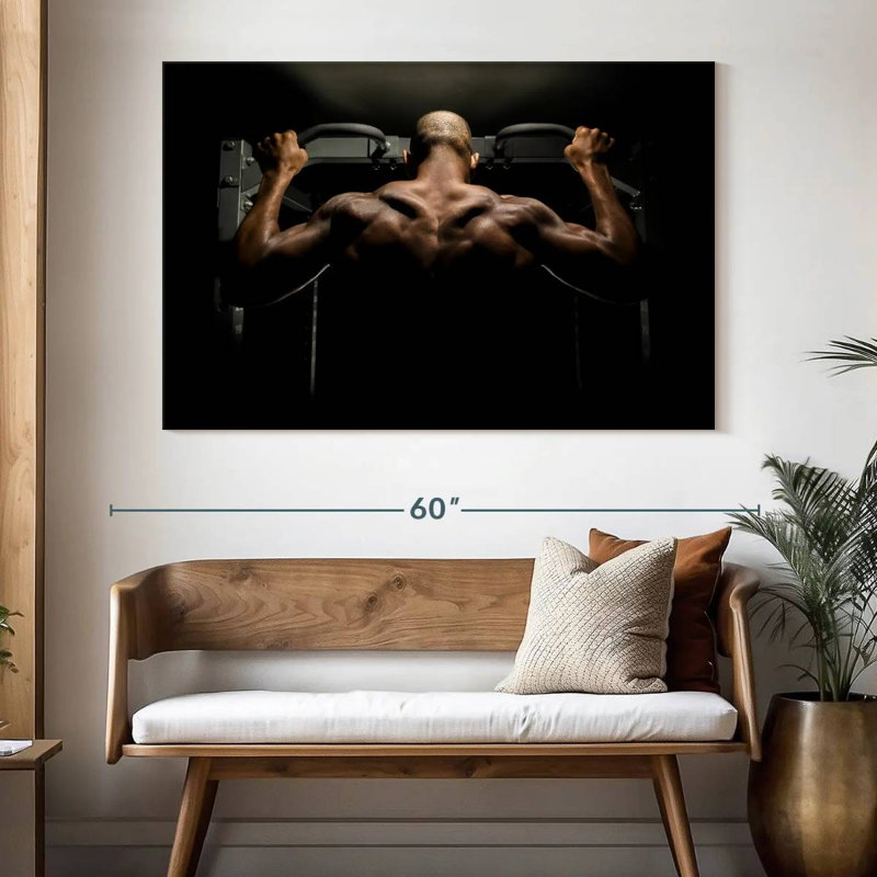 Senne Fitness Workout, H 34 po x l 51 po