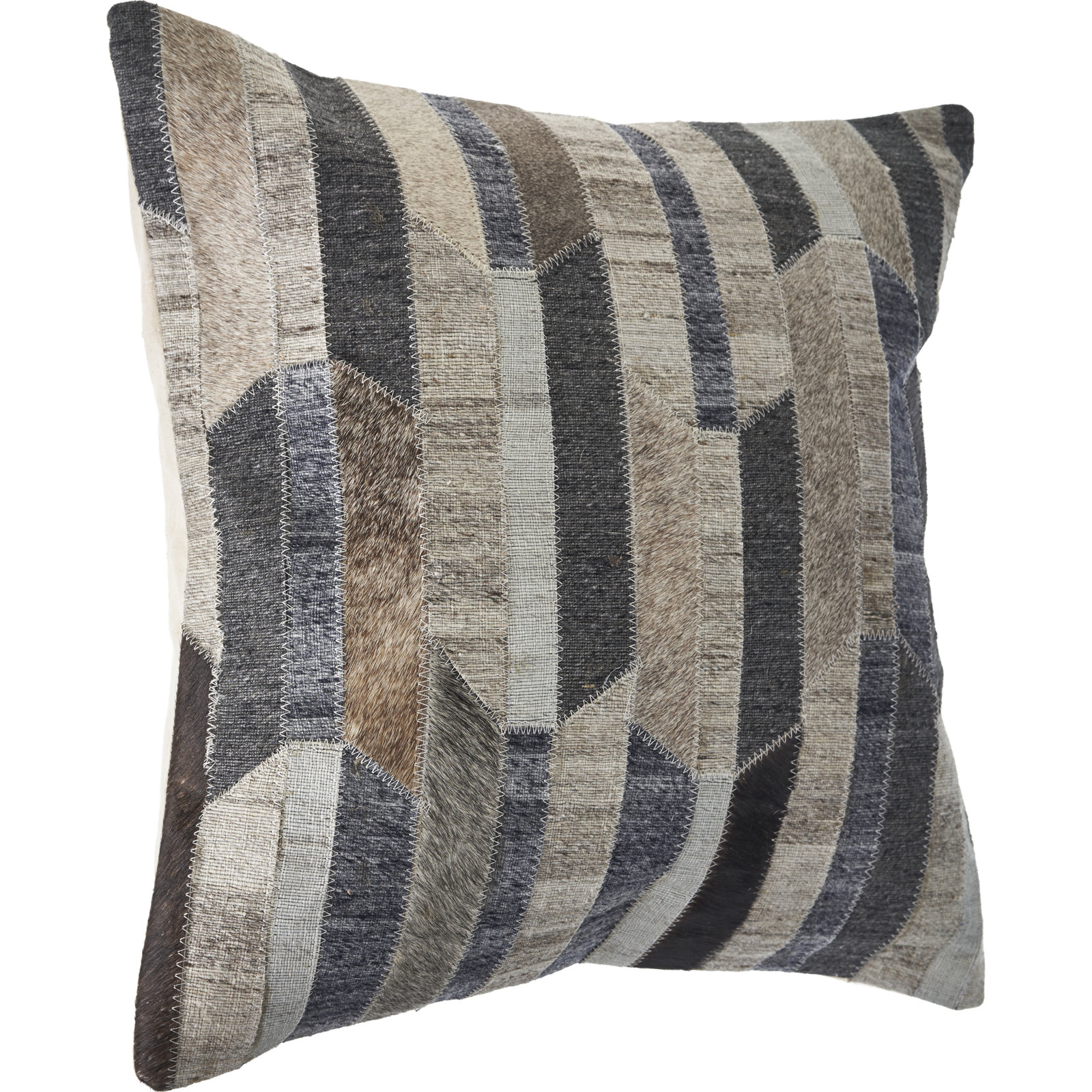 Thais 20" x 20" Wool Pillow Cover, Pillow Cover Only - No Insert, Multicolor