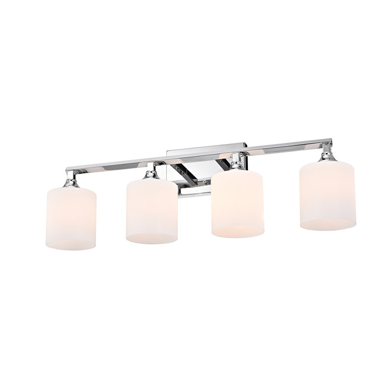 Éclairage pour meuble-lavabo 4 lumières latitude, Chrome