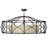 Aspen Fabric Semi Flush Mount
