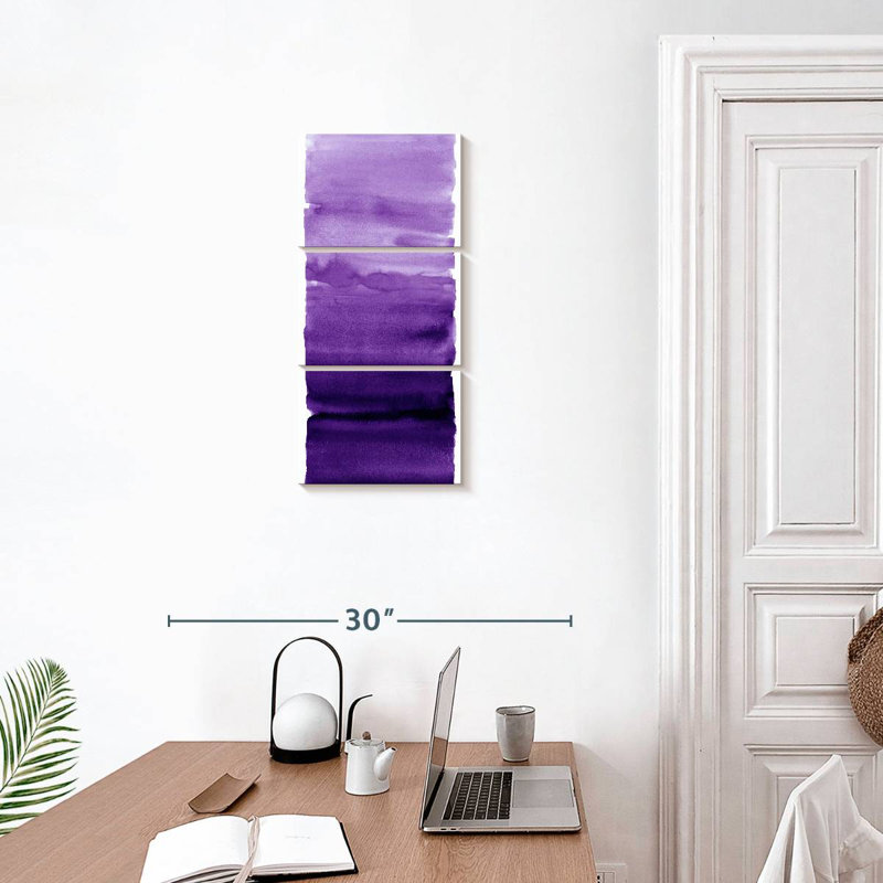 Mélange de mauve, H 27 po x l 12 po