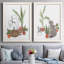 Purrfect Plants III - Toile encadrée de qualité supérieure - prête à être accrochée-255264953-255264952