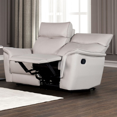 Causeuse transitionnelle l 63 po, taupe