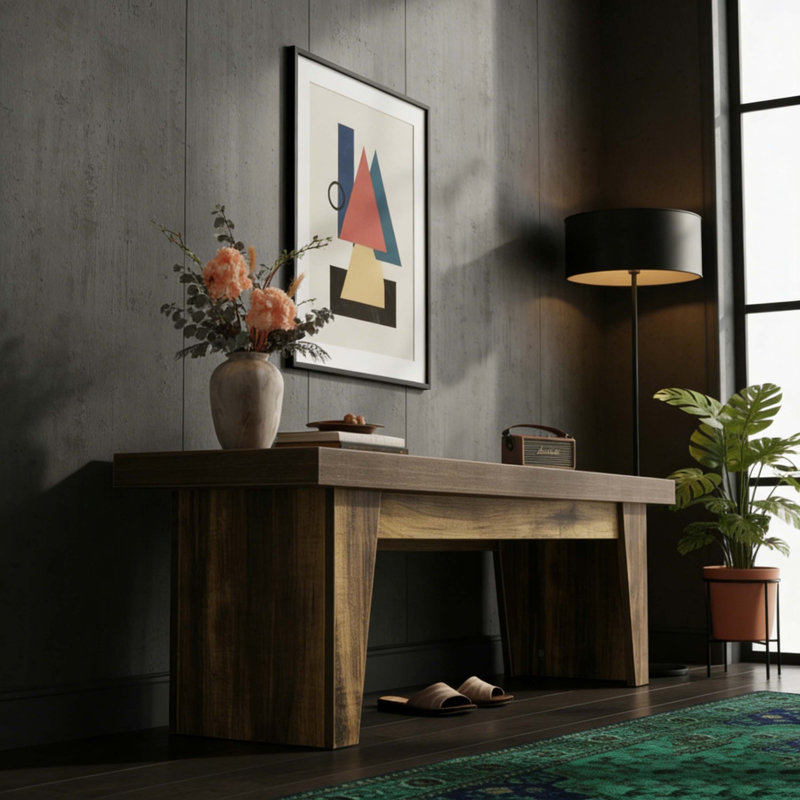 Tabouret de bout de lit intérieur Farmhouse