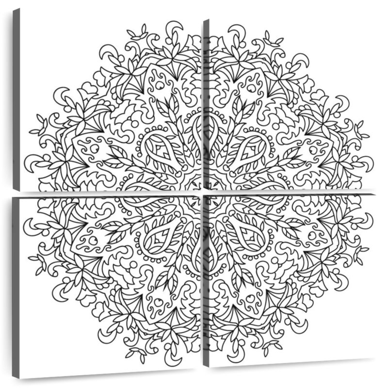 Boho Floral Mandala
