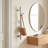 Brio Metal 5-Hook Wall Mounted Coat Rack (30-inch)
