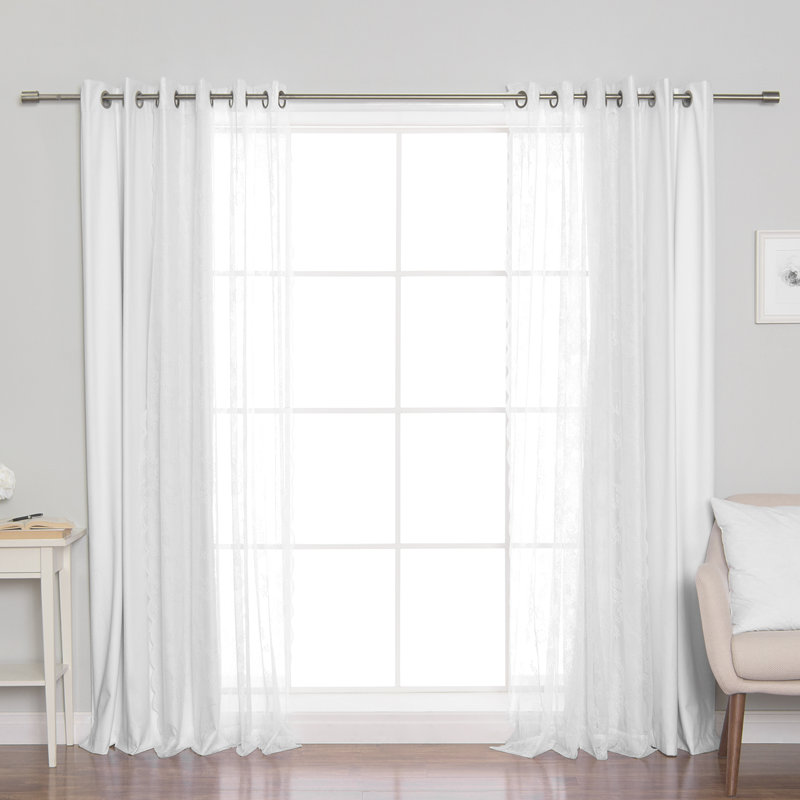 Fortney Sliding Panel Pair, 52" x 84", White