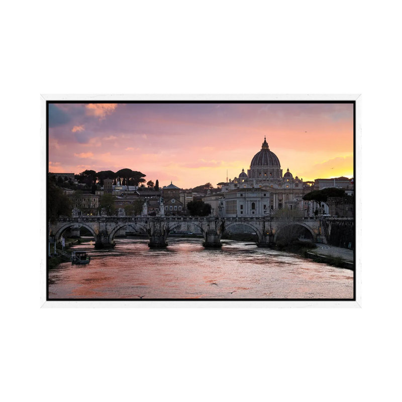 Sunset On The Vatican, Rome II by Matteo Colombo - Gallery-Wrapped Canvas Giclée on Canvas, 101.6 cm H x 66.04 cm W