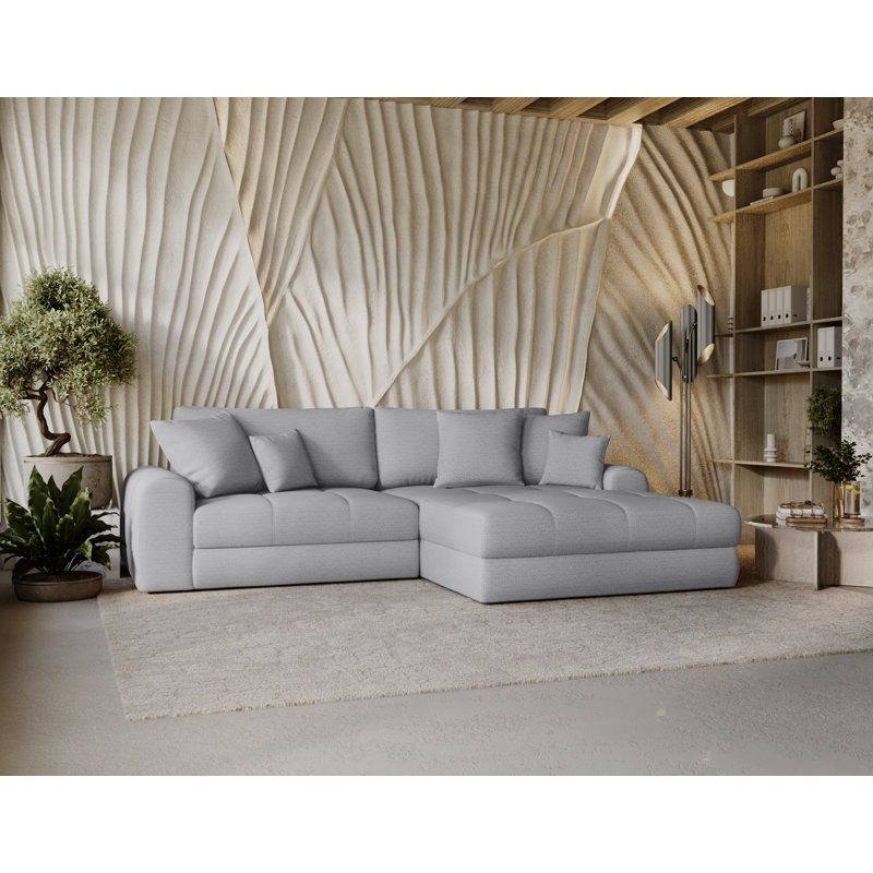 Corner Sofa Lorson L, Left Hand Facing, Light Gray