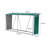 327cm W x 77cm D Metal Log Store