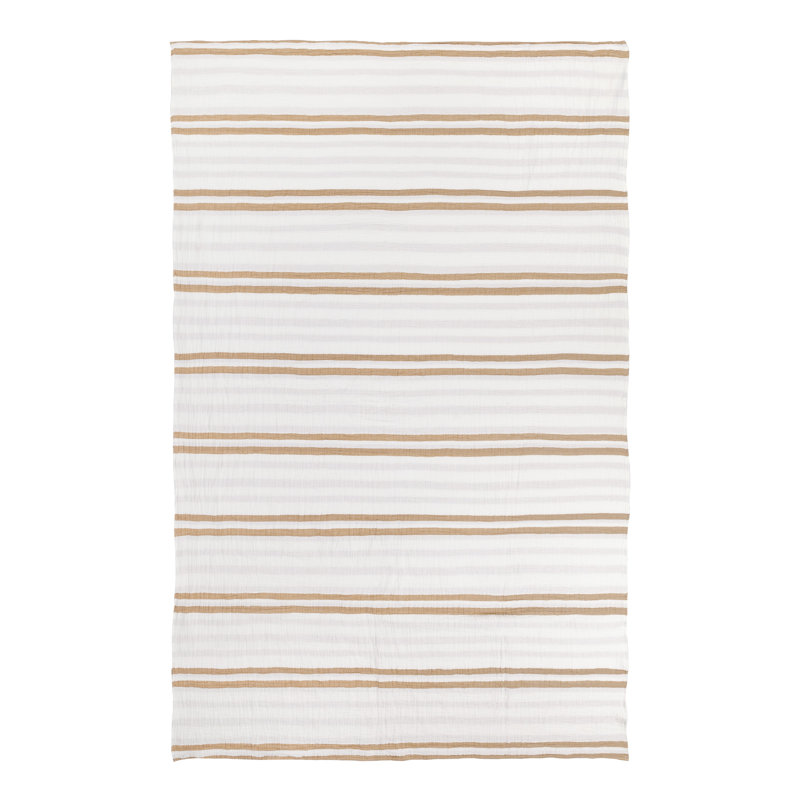 Asena Machine Woven Throw Blanket, Brown