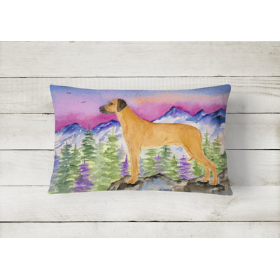 Outdoor Reversible Throw Pillow