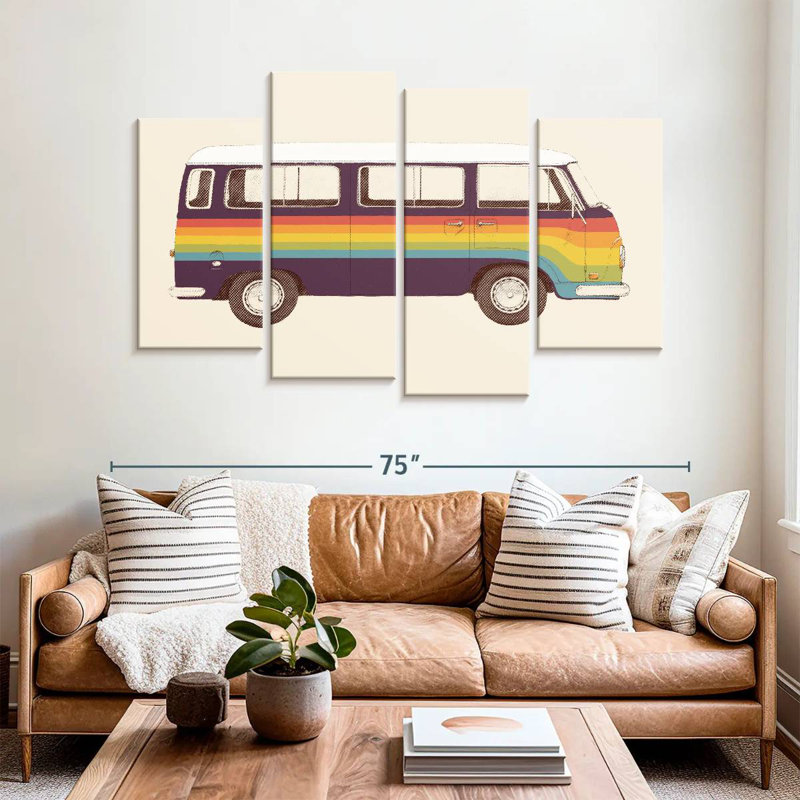 Mehar Rainbow Van, H 42 po x l 68 po