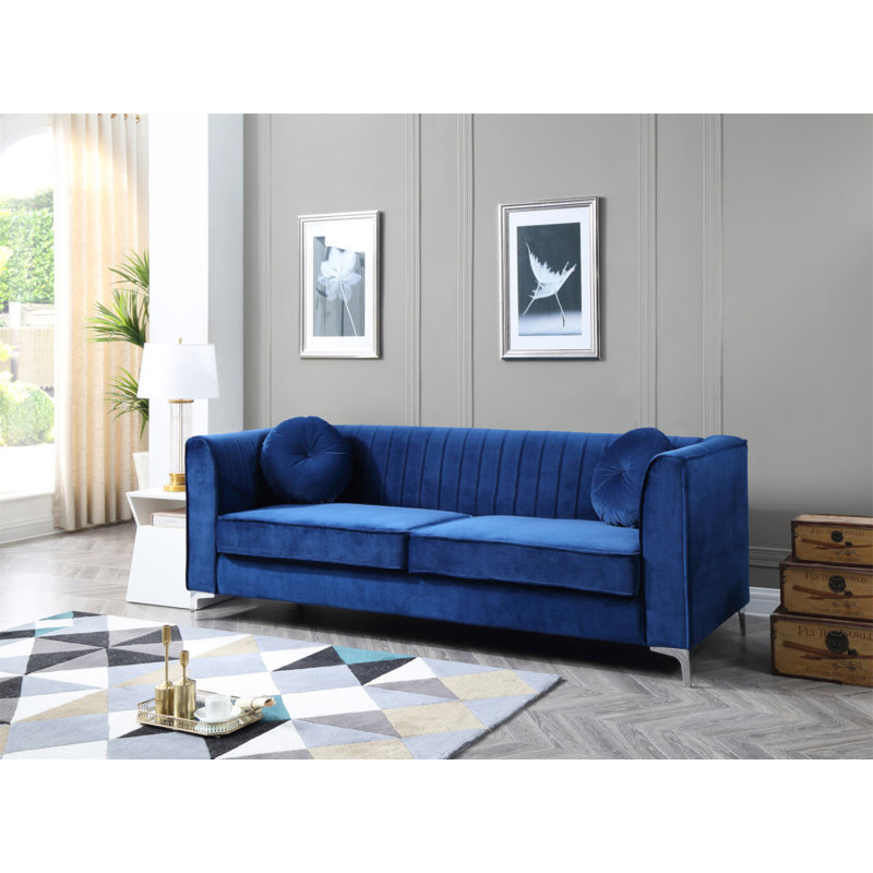 Canapé Delray G791A-S (2 boîtes), Navy Blue