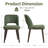 Mason Upholstered Faux Leather Side Dining Chair With Solid Wood Legs -1060085126-1060085120