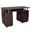 Bureau d'ordinateur complet avec rangement, chocolat-1546067091