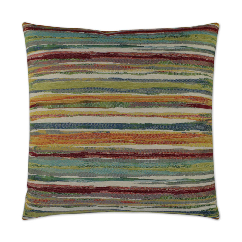 Parallel Pillow Cover & Insert, Square 22", Multi