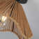 1- Light Rattan Flush Mount