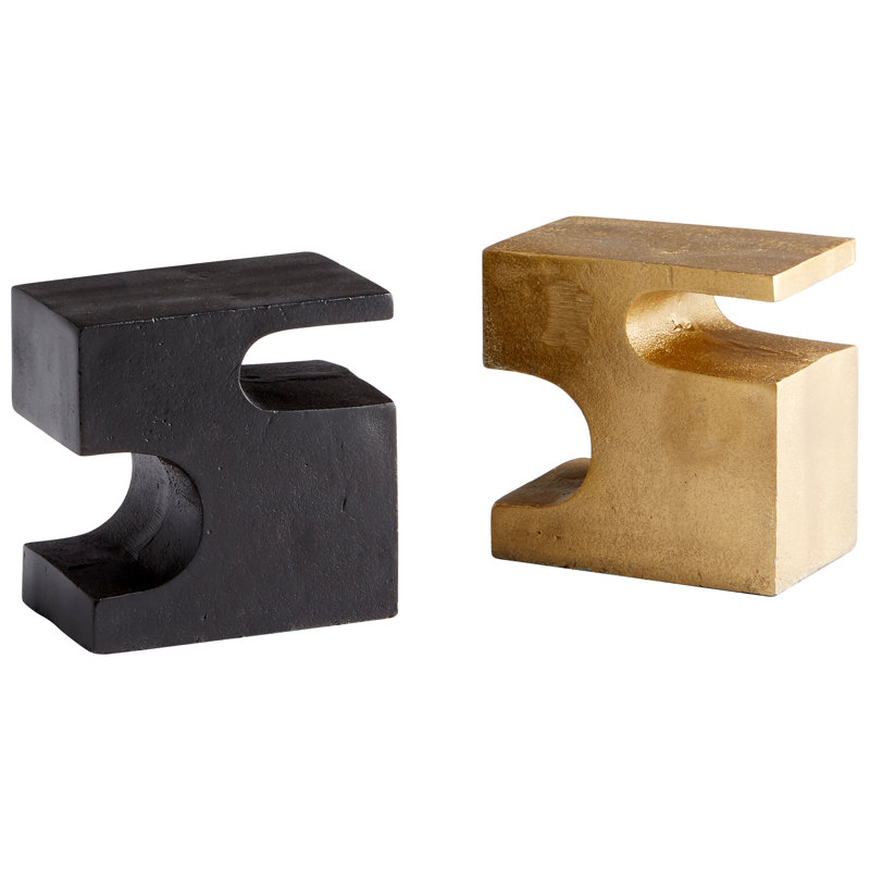 Geometric Decorative Bookends