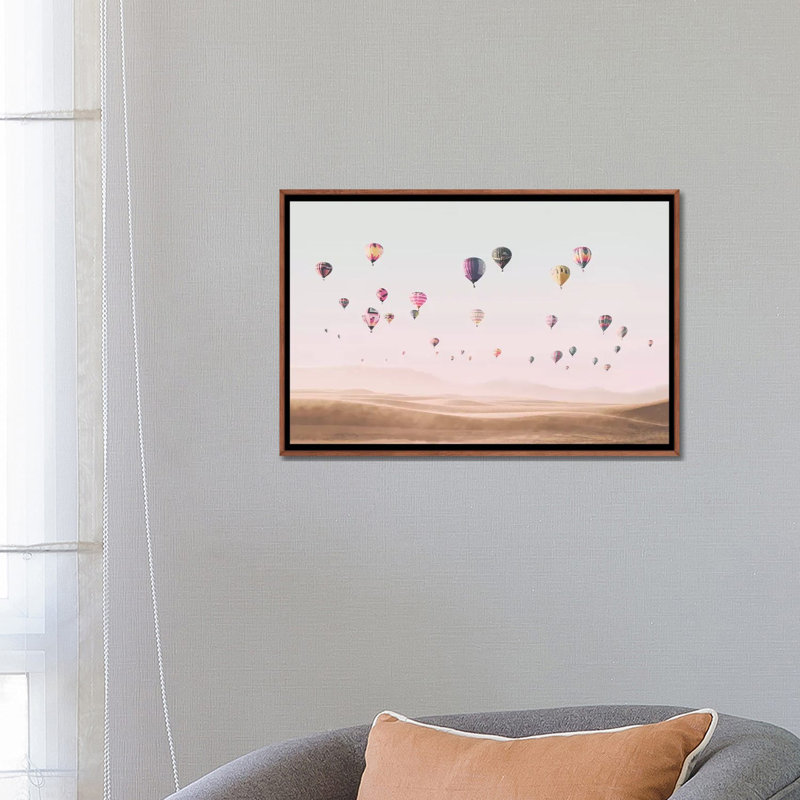 « air balloons », photographie, H 18 po x l 26 po x P 1,5 po, Toile tendue