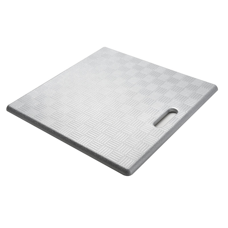 Tapis de cuisine carré, Argent, 1