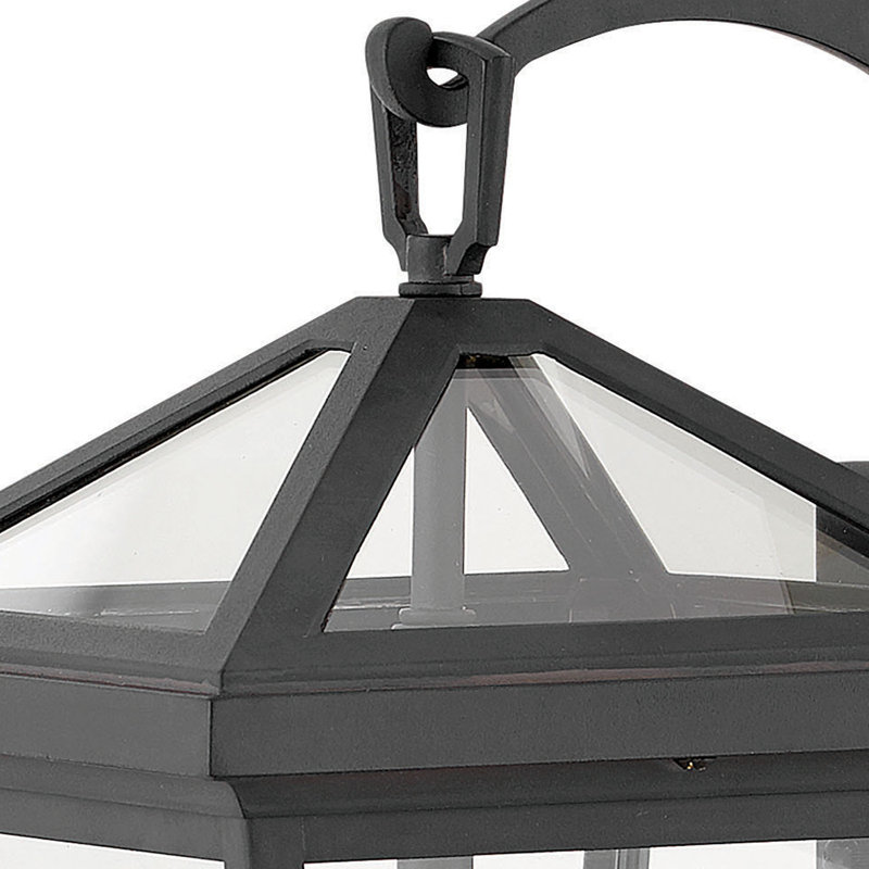 Alto 2 - Bulb 14" H Outdoor Wall Lantern, Museum Black