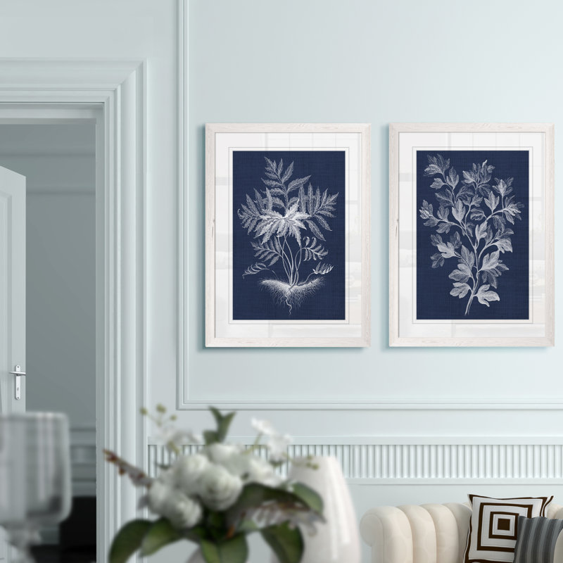 " Lustr Foliage Chintz I " by Vincent Van Gogh 2 - Pieces, 24" H x 18" W, Framed Print with Mat, White