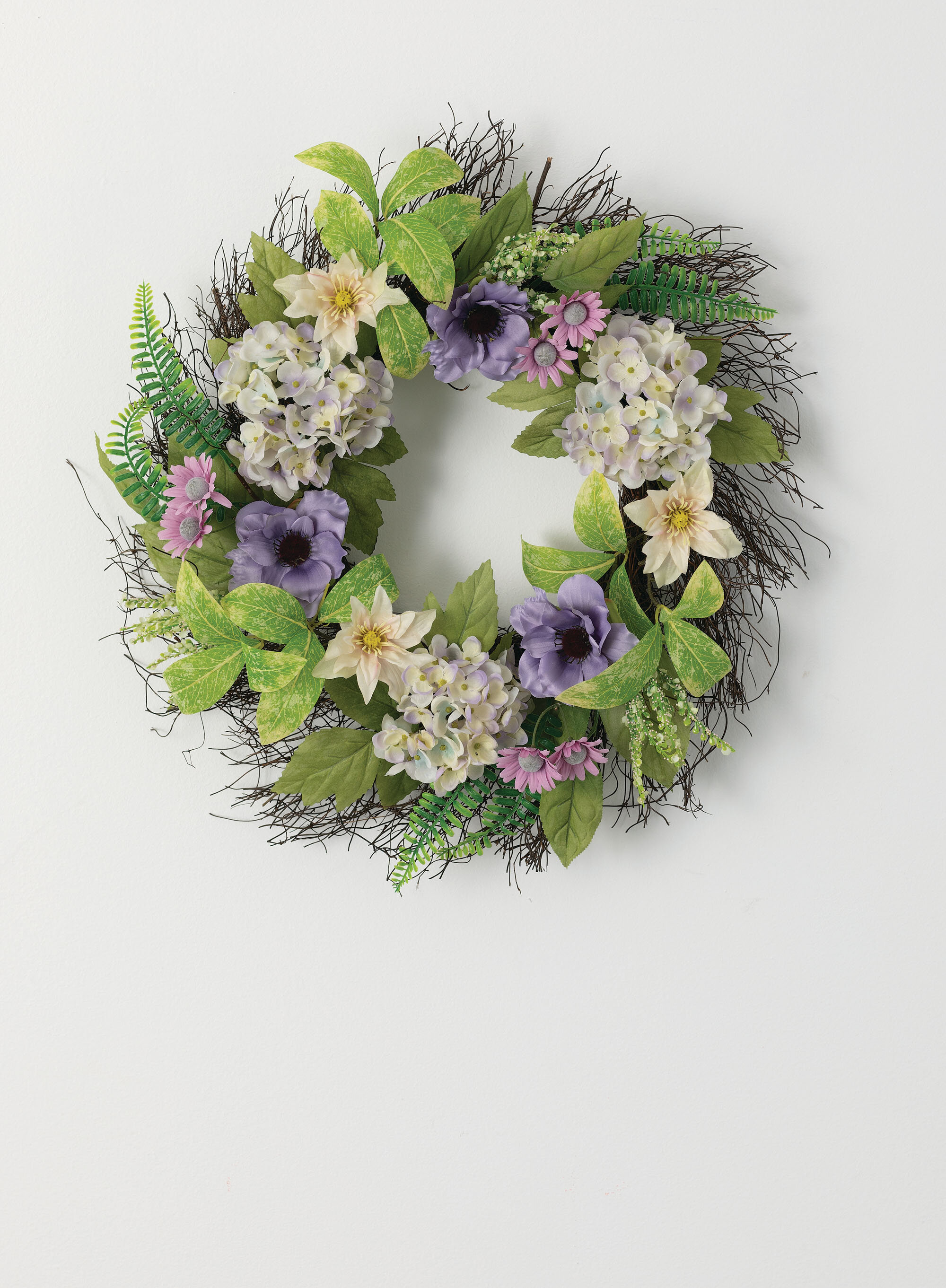 Rosalind Wheeler 24 Foam Wreath & Reviews