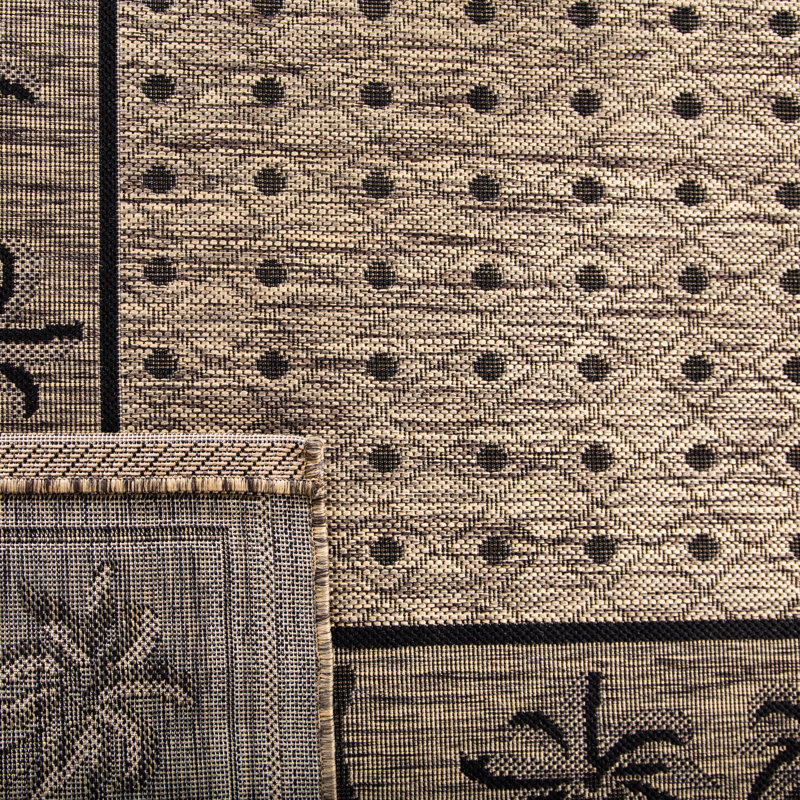 Tapis d'intérieur / extérieur à motif floral Lueck, Rectangle 2 pi 7 po x 5 pi